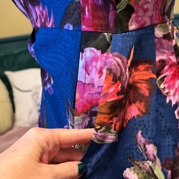 Moulinette Soeurs Floral Blue Dress - Picture 4 of 8